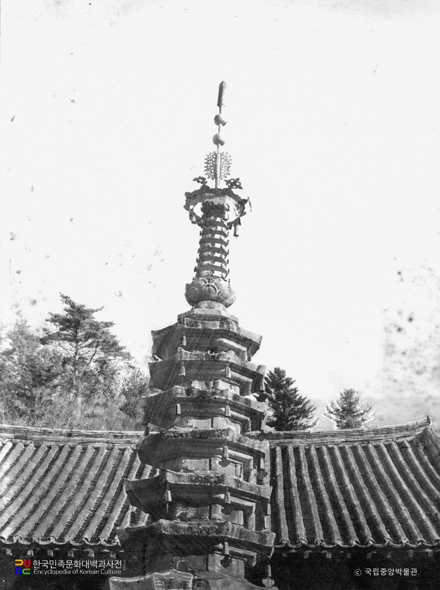 평창 월정사 팔각구층석탑 상륜부