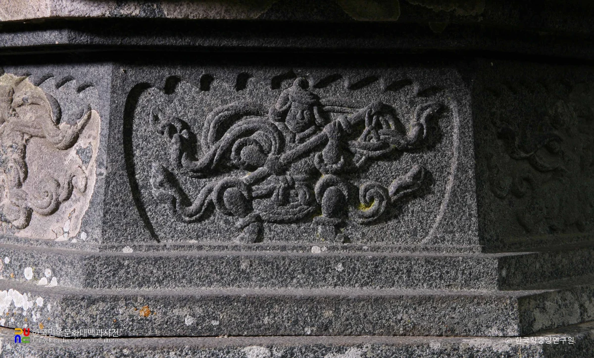 구례 연곡사 동 승탑 중 기단부 문양