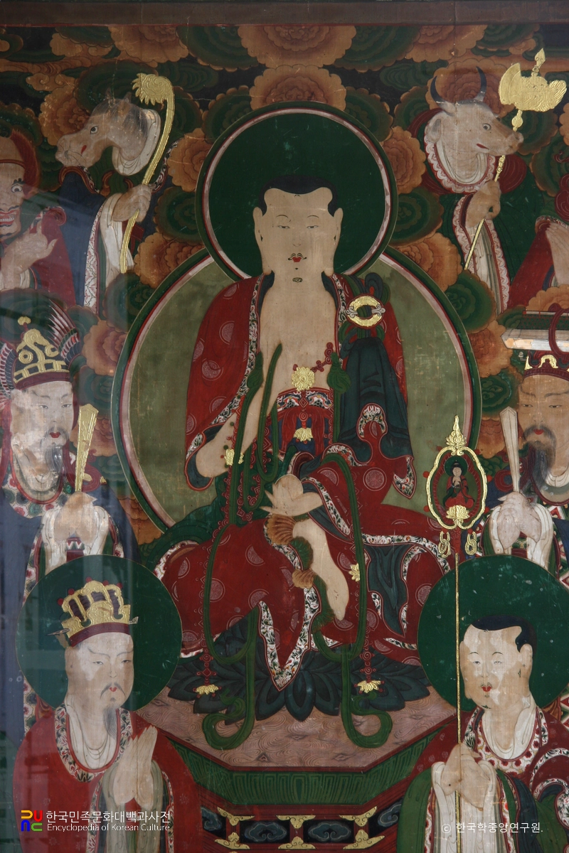 안동 대원사 소장 탱화 / 지장시왕도