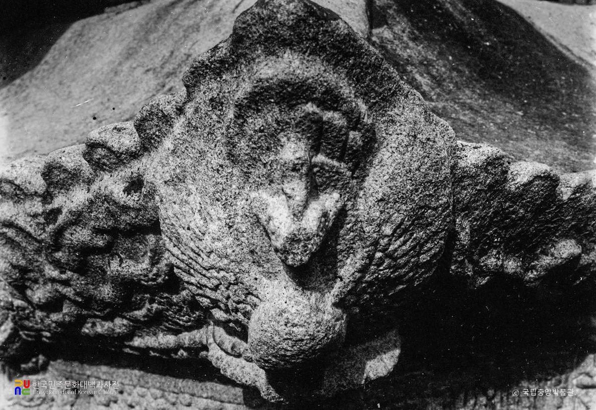 원주 법천사 지광국사현묘탑 옥개석