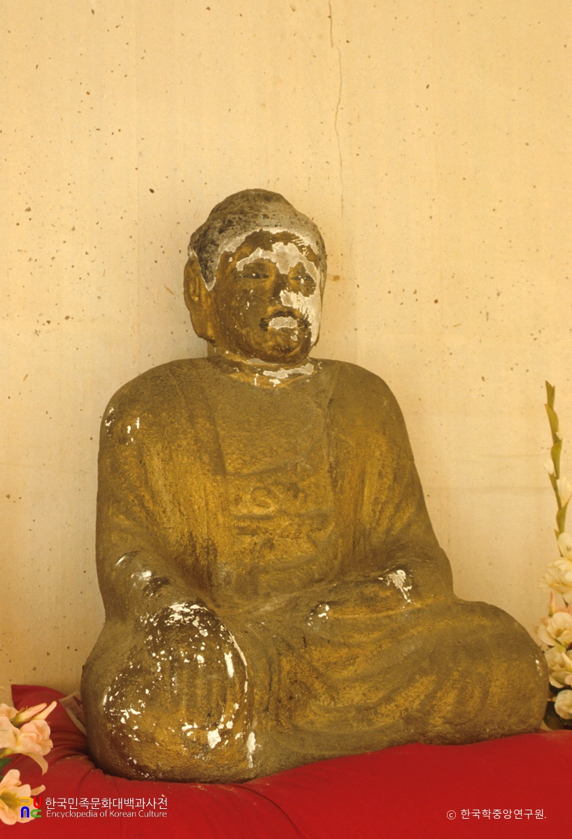 안동 안정사 석조여래좌상