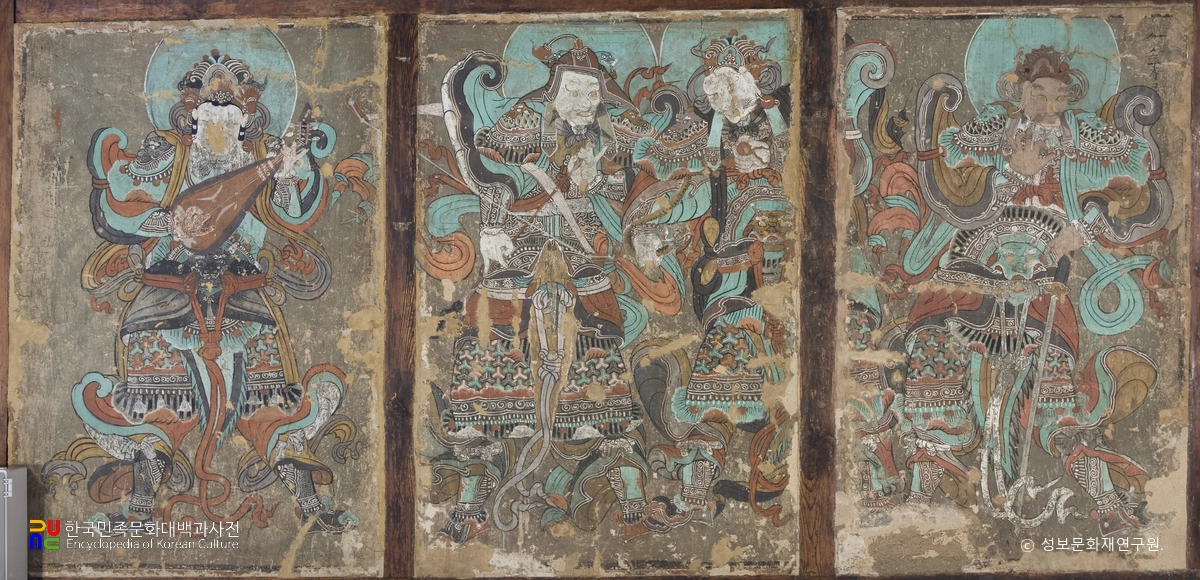 양산 신흥사 대광전 사천왕도