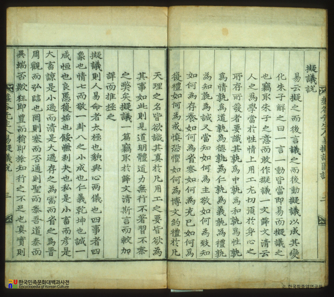 반곡선생인역 / 의의도설