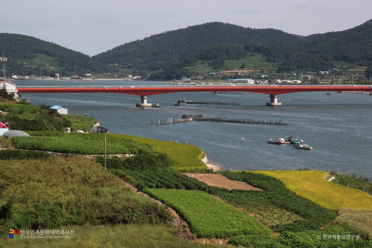 남해 지족해협 죽방렴