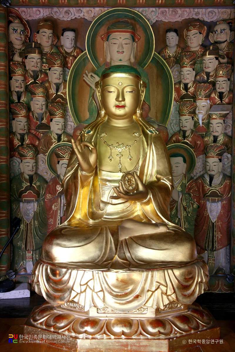 고창 선운사 도솔암 금동지장보살좌상