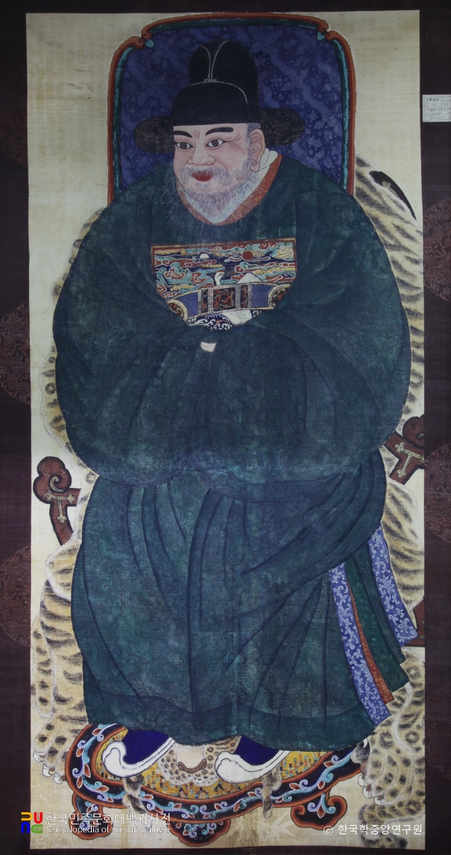 함안 무산사 소장 주세붕영정