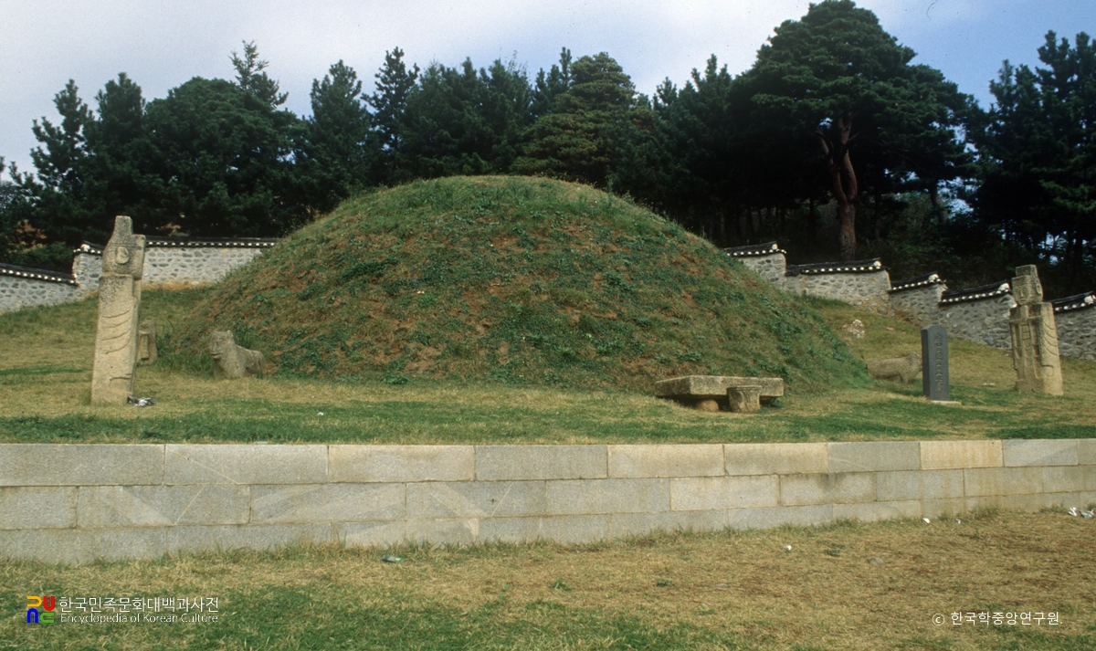 삼척 실직군왕릉 정측면