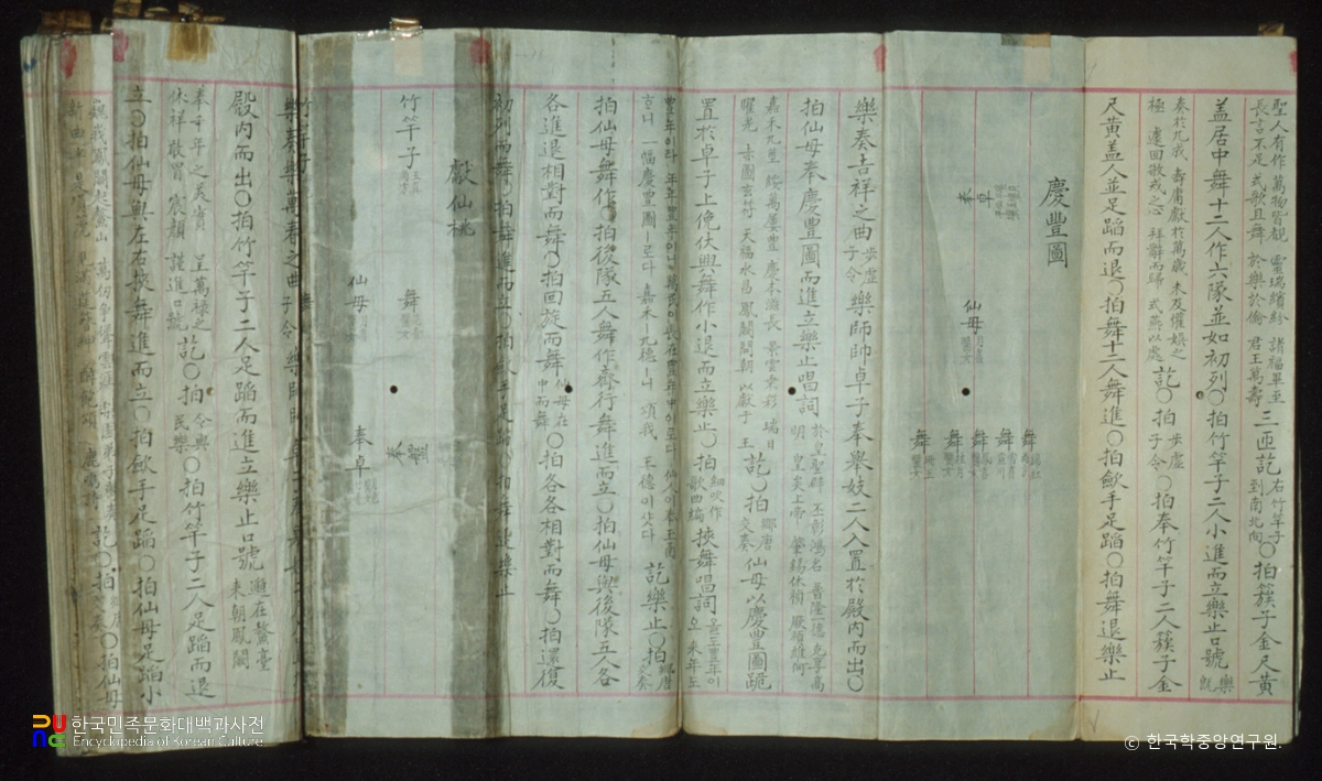 경풍도 / 정재무도홀기