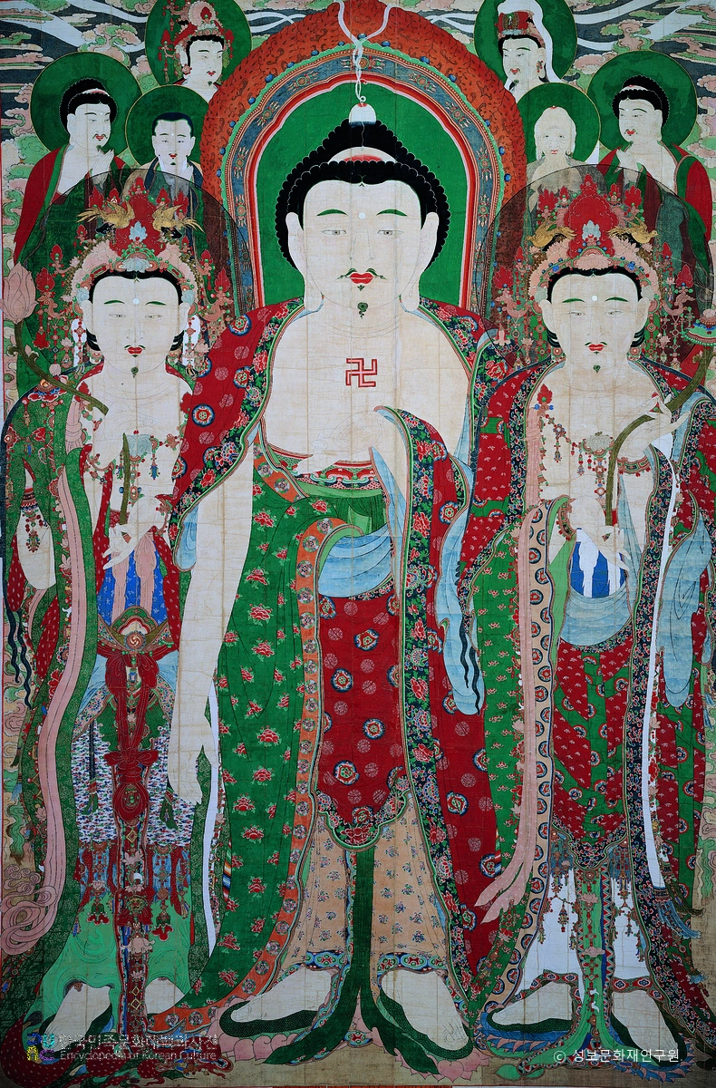 청곡사 영산회 괘불탱