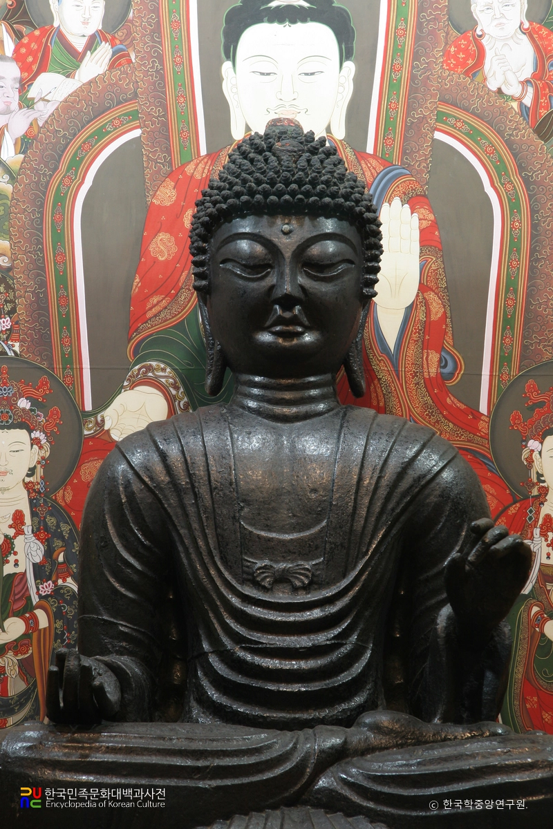 충주 단호사 철조여래좌상