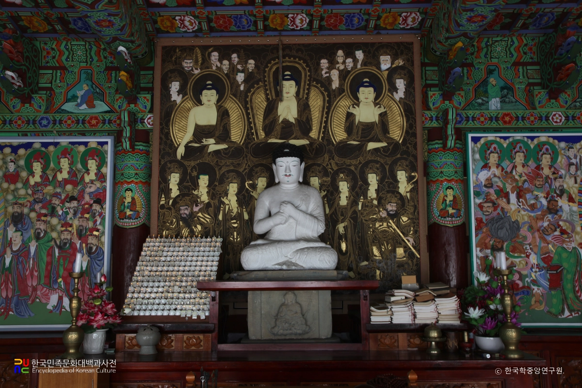 고산암 석조 비로자나불 좌상