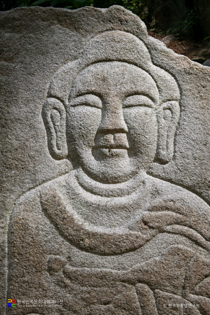 김제 문수사 마애여래좌상