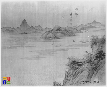 정선필 제가필첩 용정반조도
