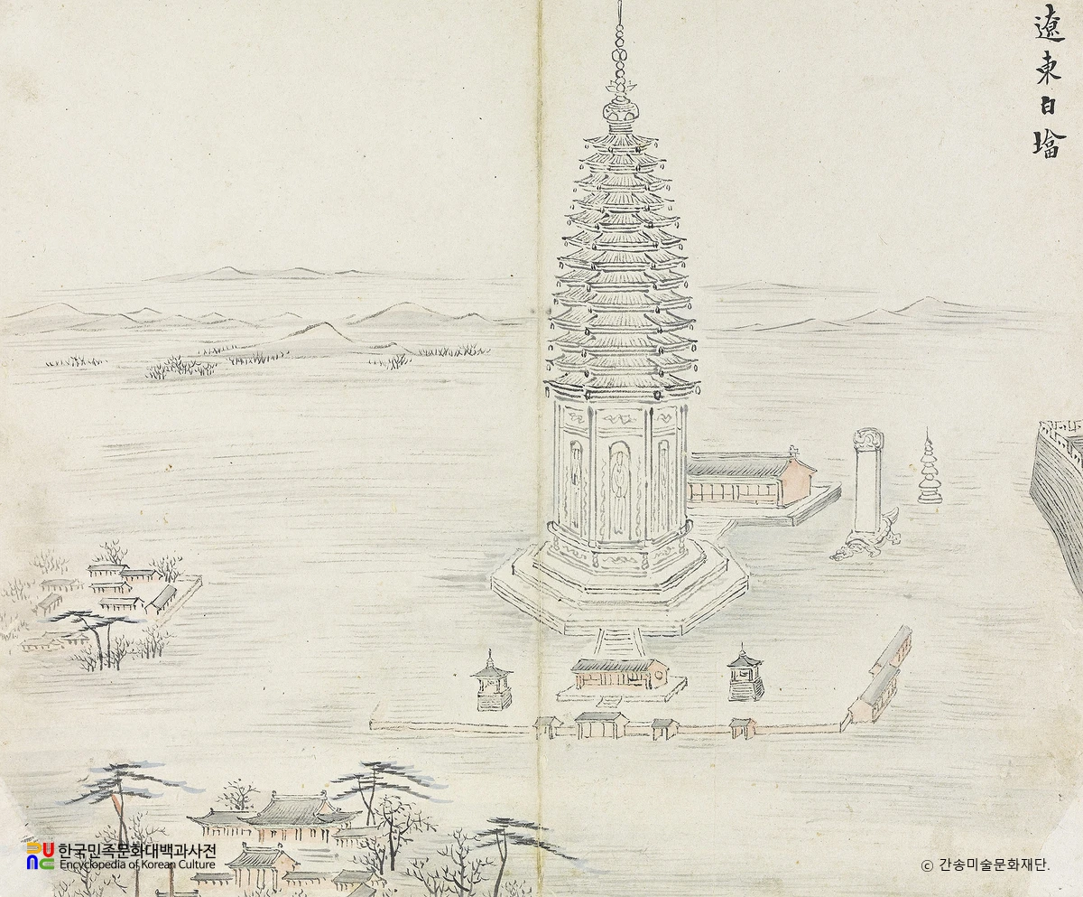 사생첩 중 중국(이의양 작)