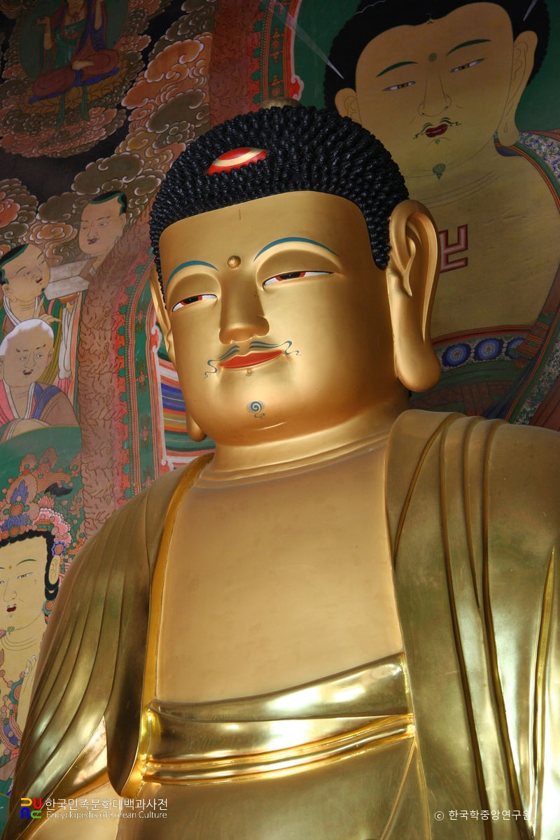 칠곡 송림사 목조석가여래삼존좌상 중 석가여래