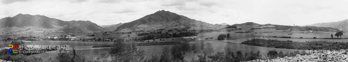 천추총에서 본 마선구 일대(파노라마)