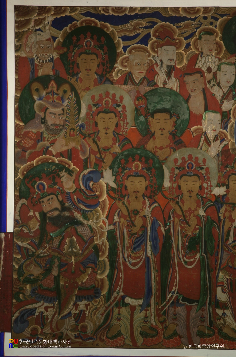 강화 전등사 강설당 아미타불탱