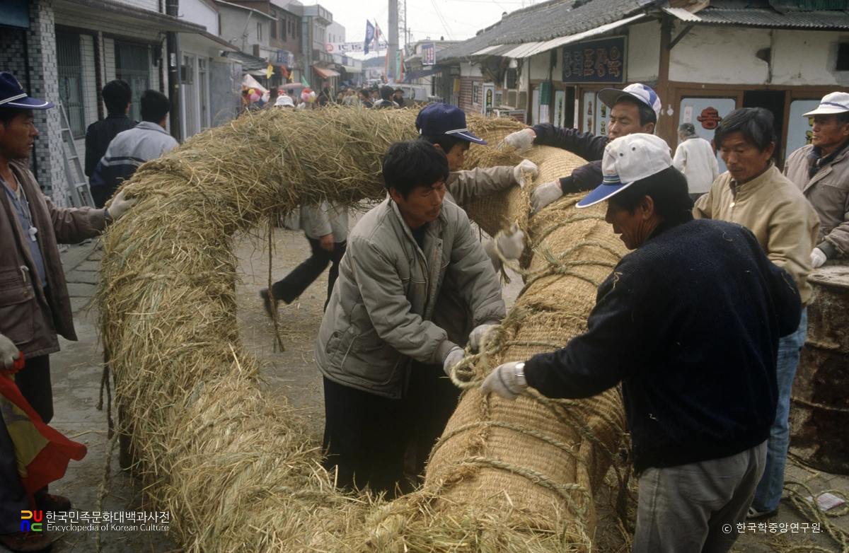 영산 줄다리기 / 목줄 만들기