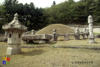 남양주 조선 세조 광릉 능 정측면