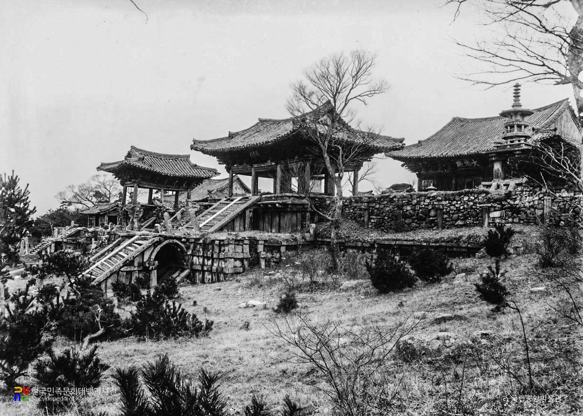 경주 불국사 청운교 및 백운교 전경