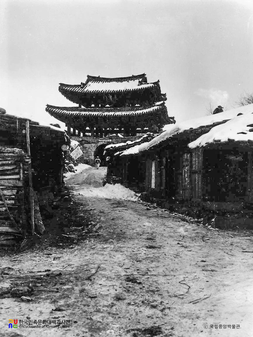 강계 주작문 전경