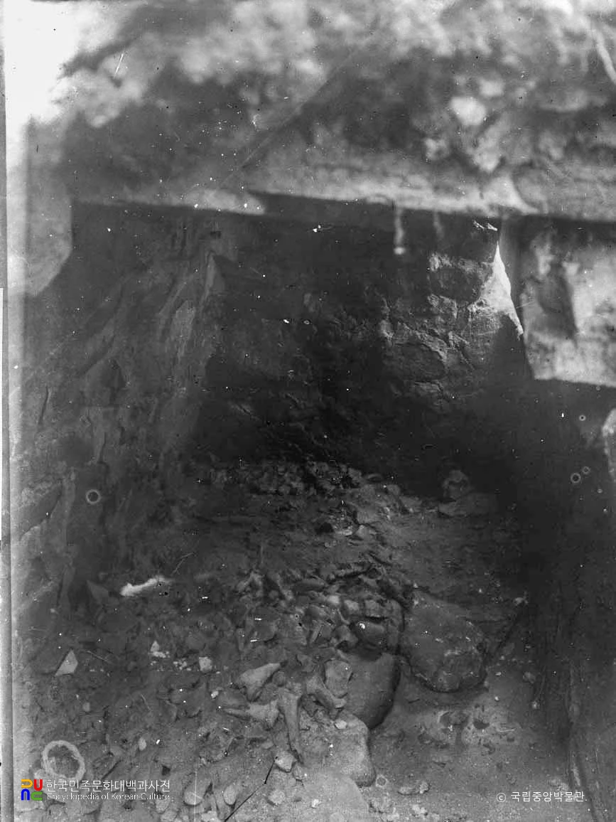 경주 보문동 합장분 적석목곽묘 현실