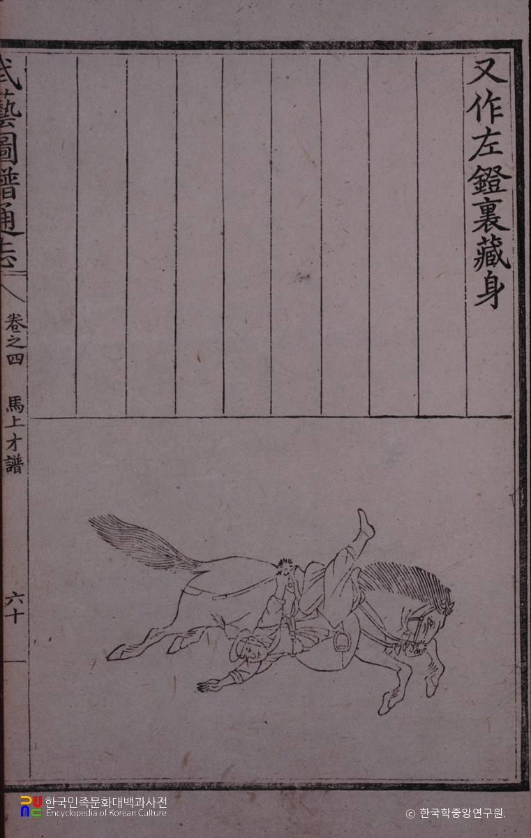 무예도보통지 / 마상재보7