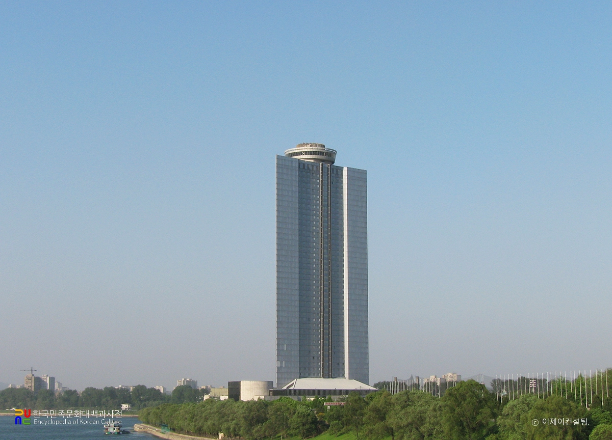 평양 양각도국제호텔