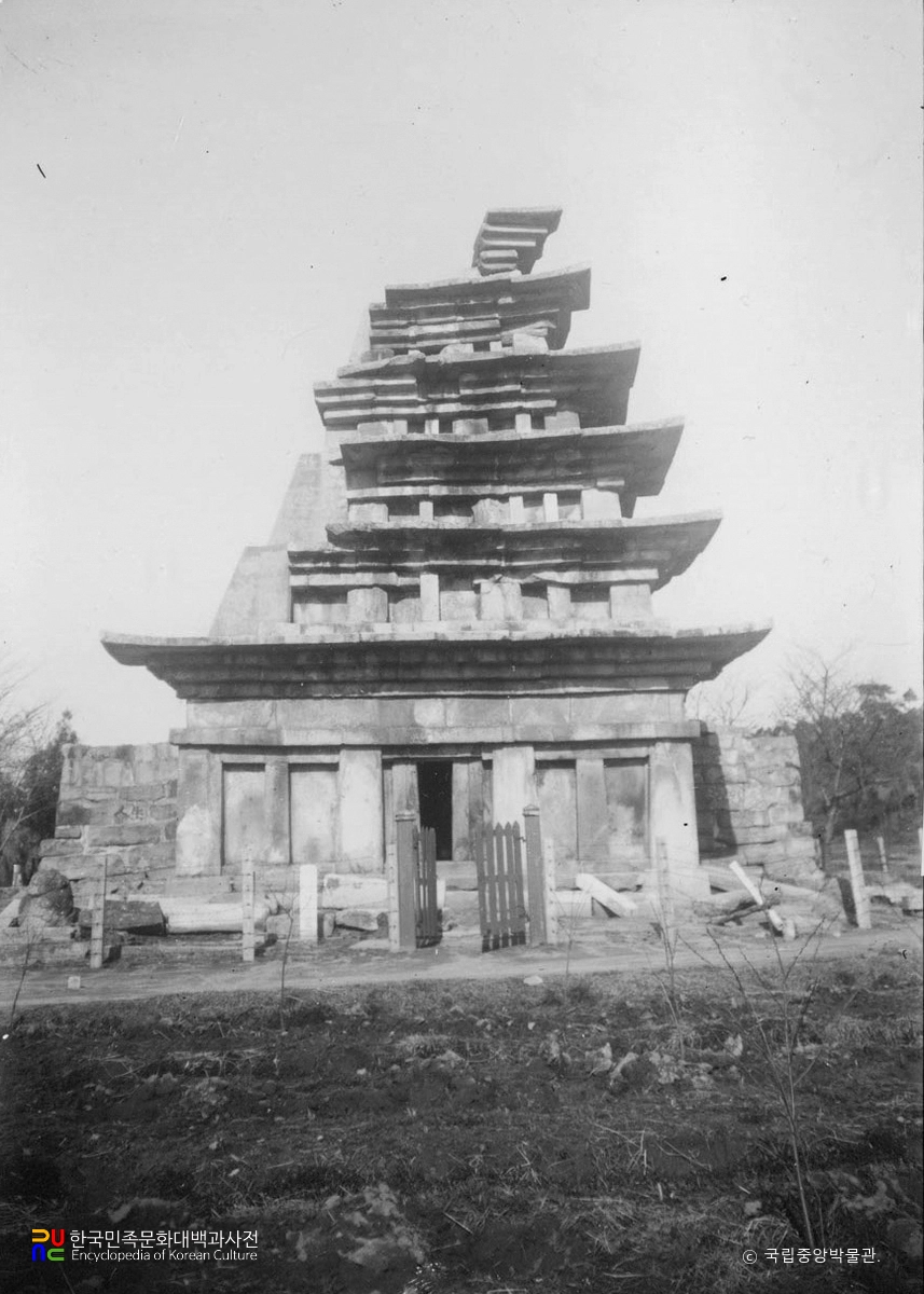 익산 미륵사지 석탑 전경