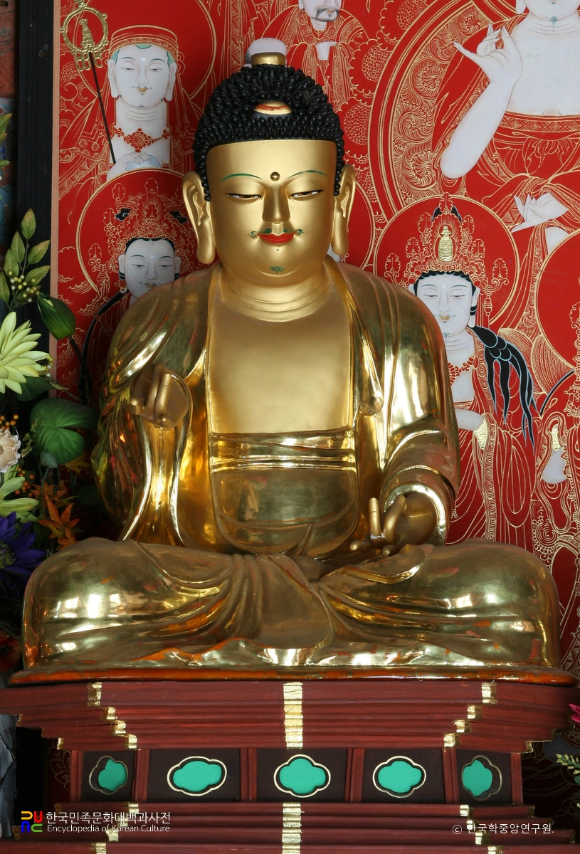 고창 문수사 목조삼세불상