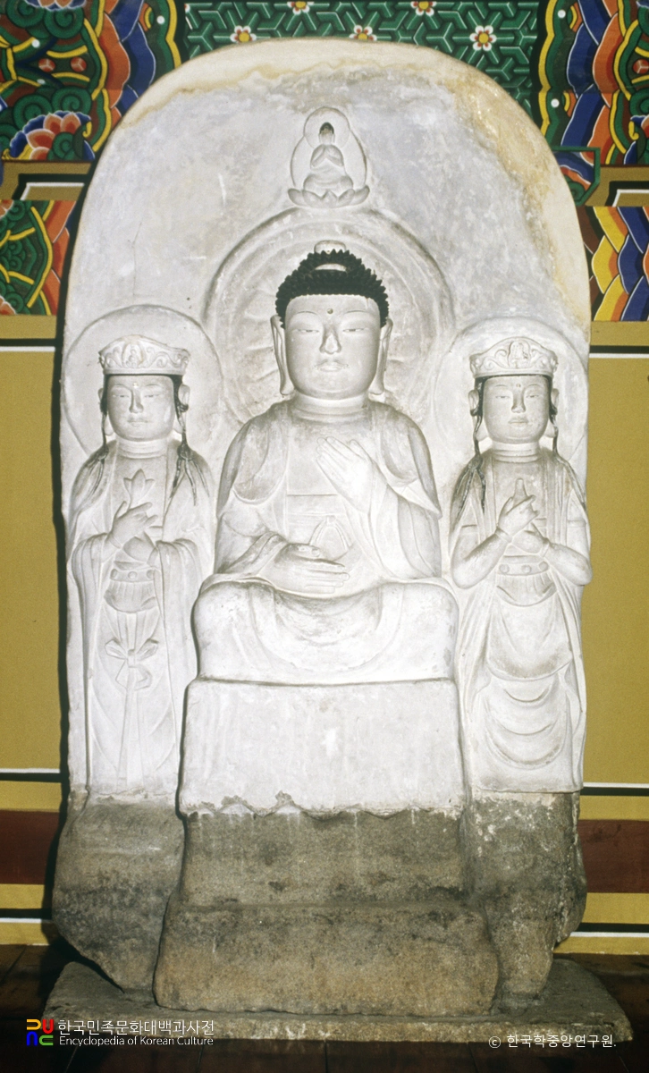 익산 태봉사 삼존석불