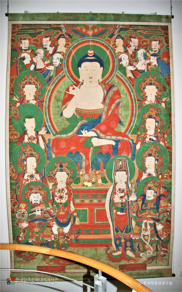 하동 쌍계사 대웅전 삼세불탱