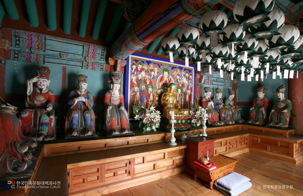 고창 문수사 목조 지장보살 좌상 및 시왕상 일괄