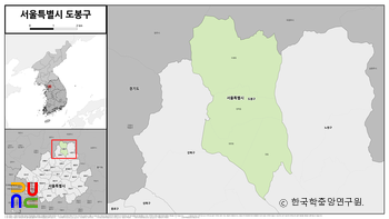 서울특별시 도봉구 법정구역도