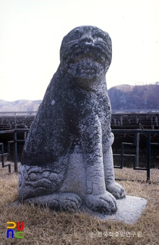 금산 천내리 용호석 중 호석 정측면