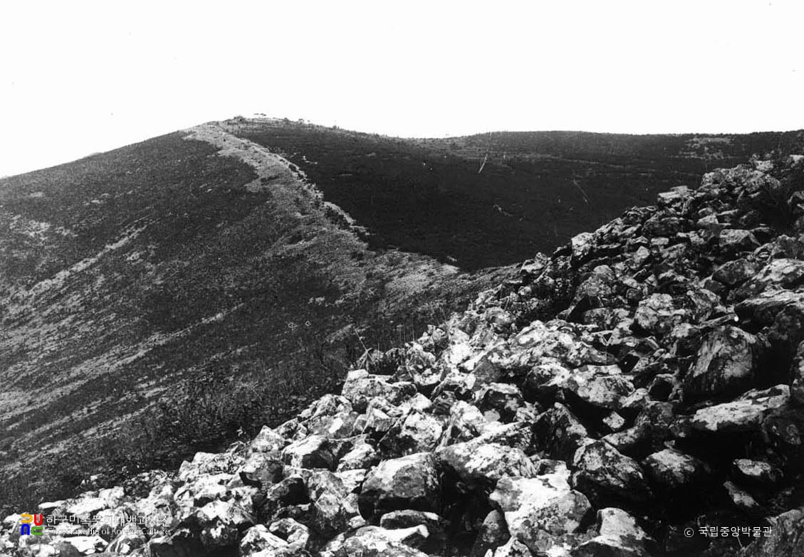 평안남도 대동군 대성산성 석축성벽