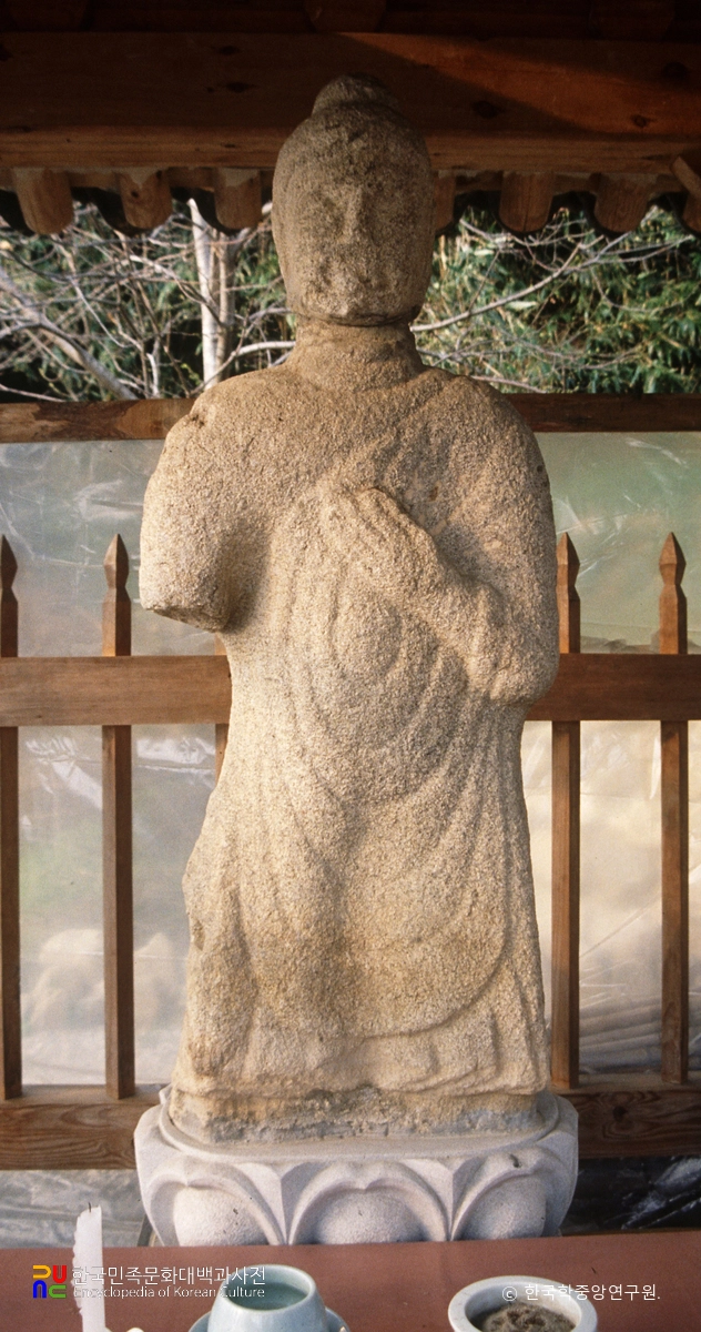 정읍 용흥리 석불입상 정면