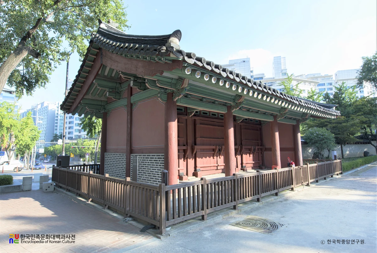 서울 사직단 대문 후측면