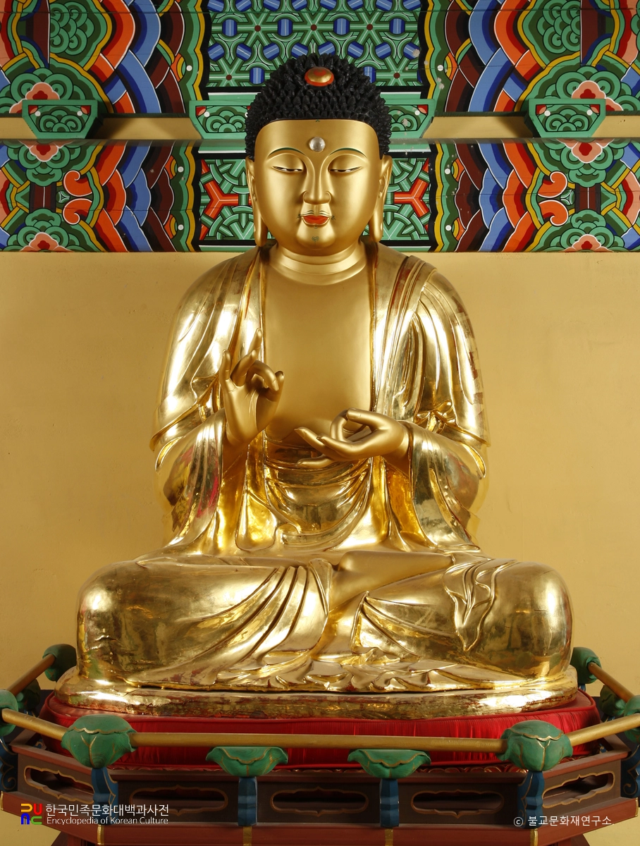 서울 개운사 목조 아미타여래 좌상 및 발원문