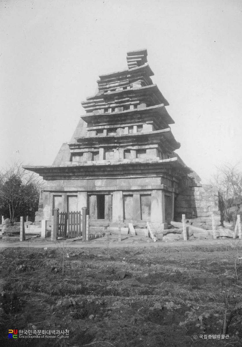 익산 미륵사지 석탑 전경