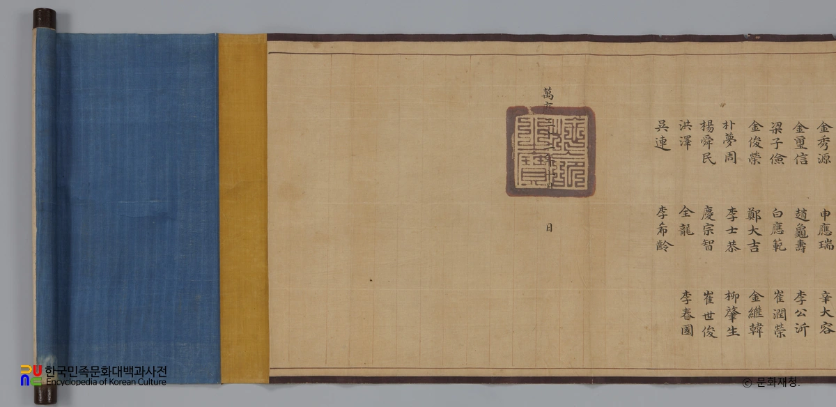 김응남 호성공신교서 및 관련 고문서 중 호성공신교서