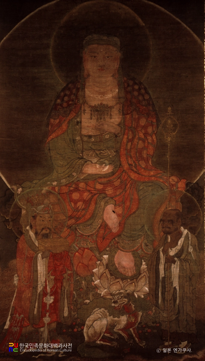 지장보살삼존도