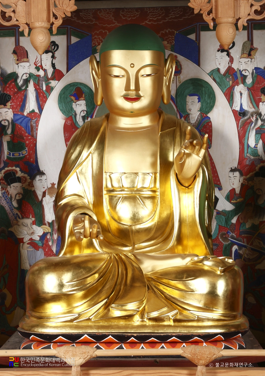 안성 칠장사 목조 지장삼존상과 시왕상 일괄