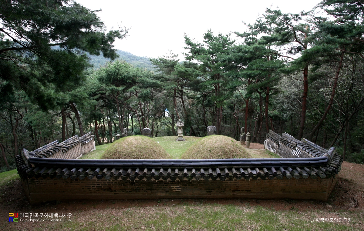 남양주 조선 광해군묘 후면