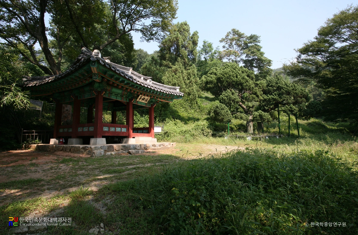 안산 고송정지(탄옹고지) 전경
