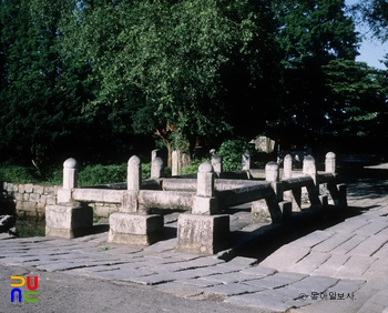 개성 선죽교 정측면