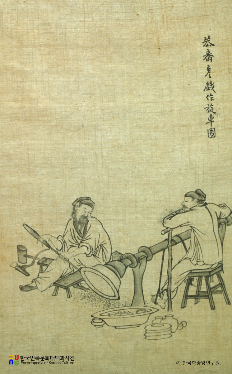 해남 윤씨 가전 고화첩 일괄 / 선차도