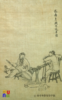 해남 윤씨 가전 고화첩 일괄 / 선차도