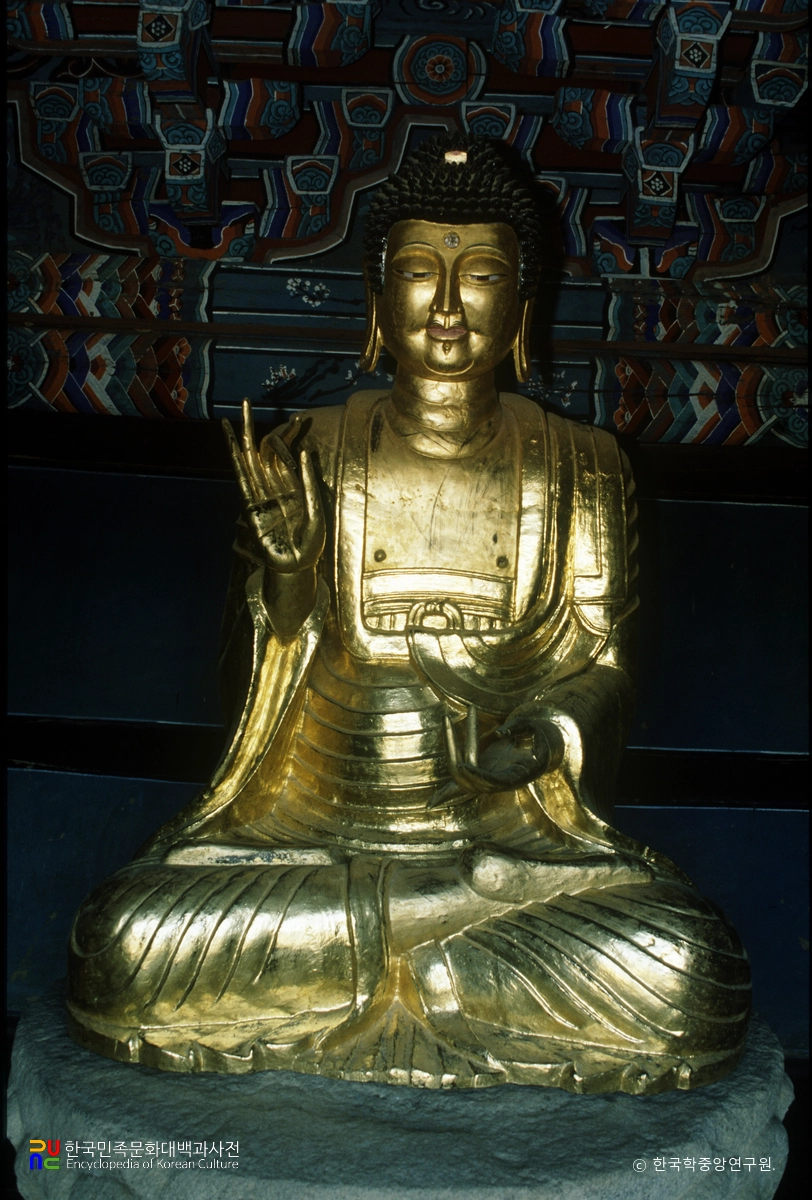 동화사 수마제전 금동불 좌상