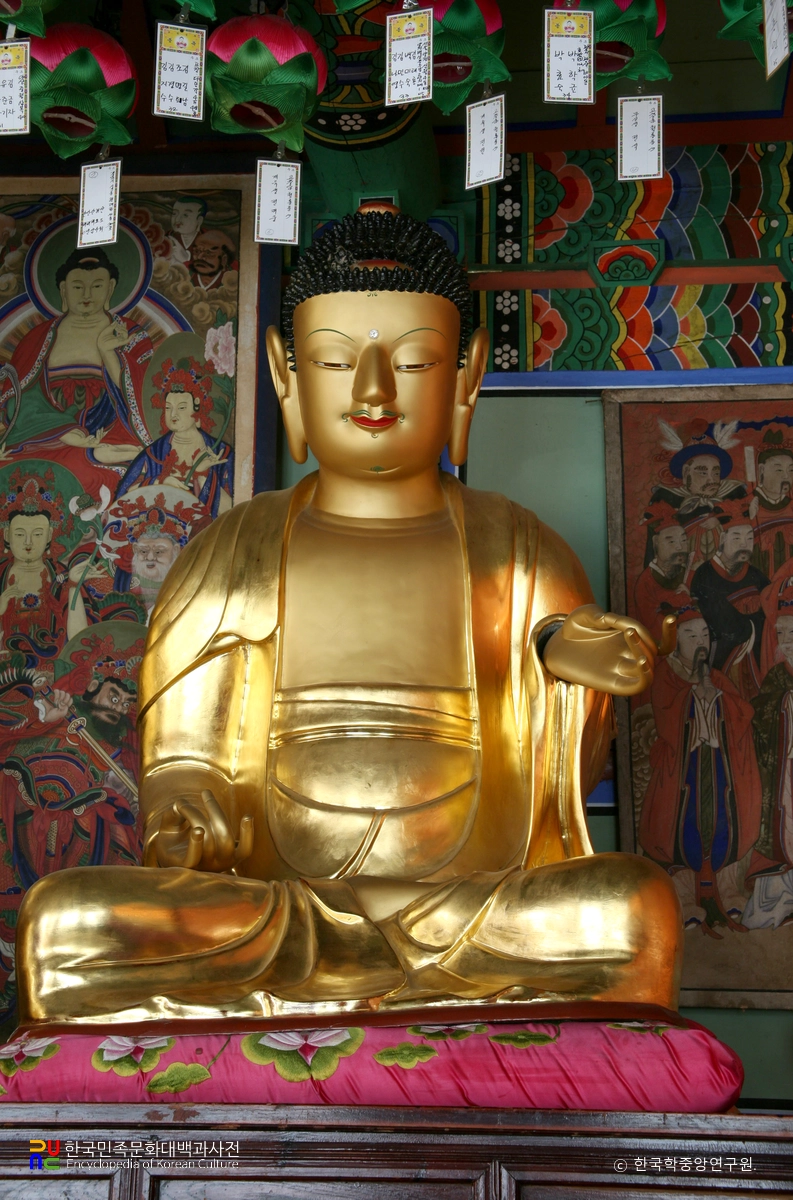 고창 상원사 목조삼세불좌상